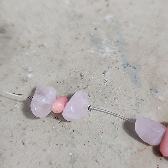 Tree Of Life Charm Beachy Coral Peach Pink Bracelet - Picture 6 of 7